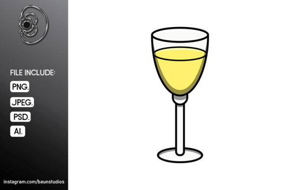 Champagne Christmas Cartoon Illustrations for Brands