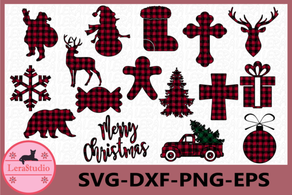 Christmas Buffalo Plaid Illustrations: A Seller's Review