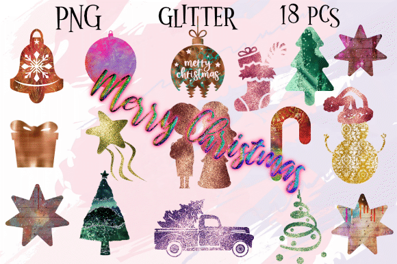 Christmas Bundle Set PNG Glitter: A Designer's Review