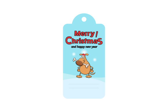 Christmas Labels Animal Dog Svg: Fresh Illustrations