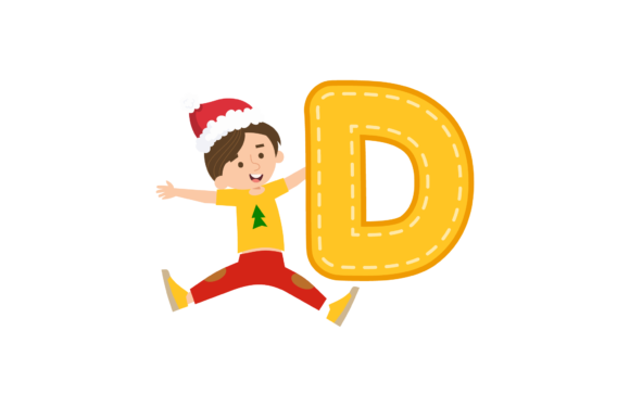 Christmas Ornament Child Alphabet: Fresh Illustrations