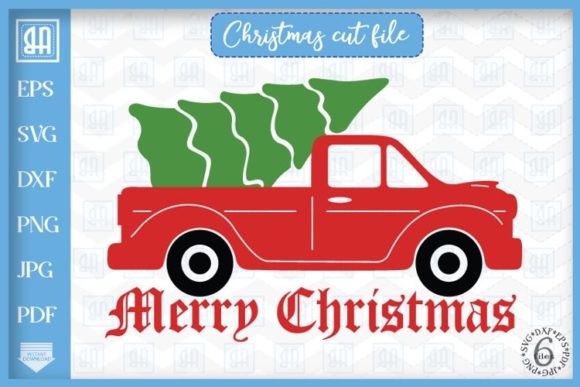 Christmas Truck SVG: Festive Illustrations for Design