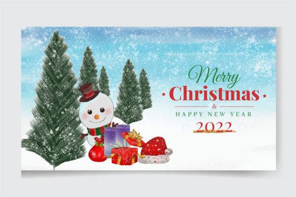 Christmas Watercolor Winter Forest: Festive Illustrations