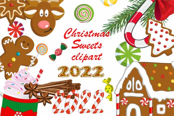 Clipart Christmas Sweets: Festive Illustrations for Brands