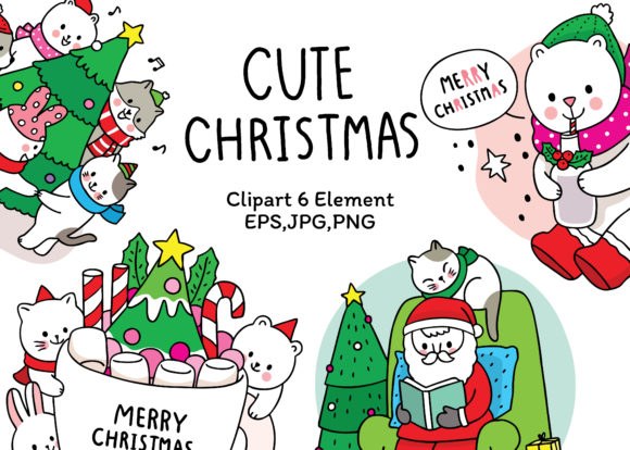 Cute Christmas Clipart & Illustrations Review