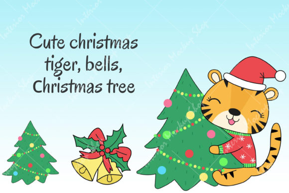Cute Christmas Clipart Tiger-5: A Designer's Review