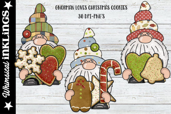 Gnorman Loves Christmas Cookies: Festive Illustrations
