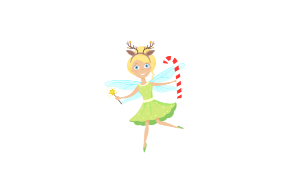 Little Fairies Christmas Gifts Svg: Festive Illustrations