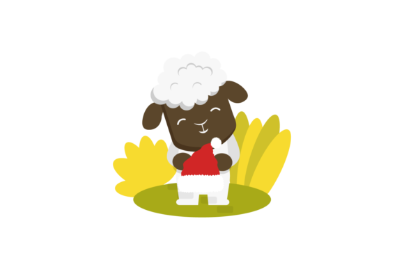 Sheep Animal Christmas Party Svg: Festive Illustrations