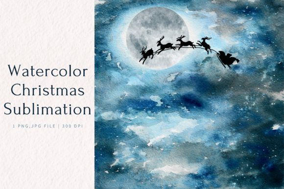 Watercolor Christmas Sublimation: Illustrations Review